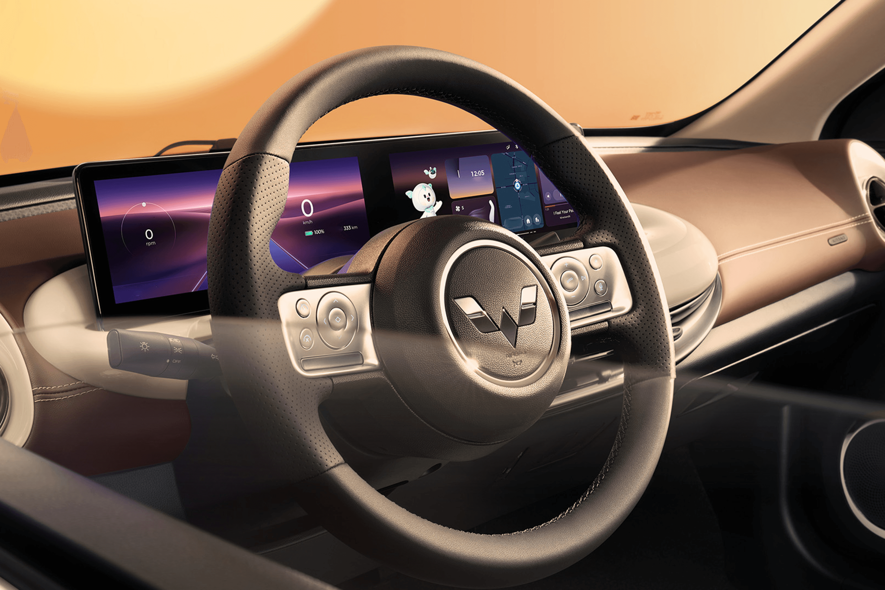 Không gian nội thất rộng rãi, tiện nghi