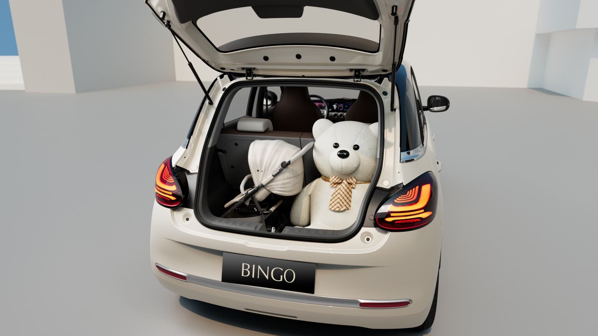 CỐP XE SANG-XỊN-MỊN CỦA XE ĐIỆN WULING BINGO: DUNG TÍCH TỈ LỆ THUẬN VỚI DUNG NHAN